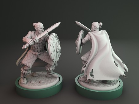 Unmatched sidekick Wiglaf miniature for Beowulf