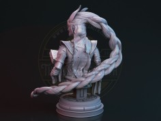 Busto de Isolde, la Oráculo Maldita 2