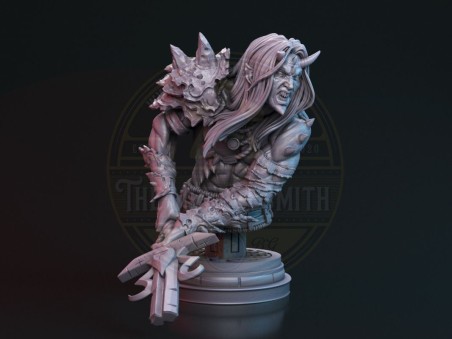 Kazhel, Guerrero de Sangre de Bruja (Bust)