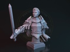 Gikta, Busto de Paladín Semi-Orco