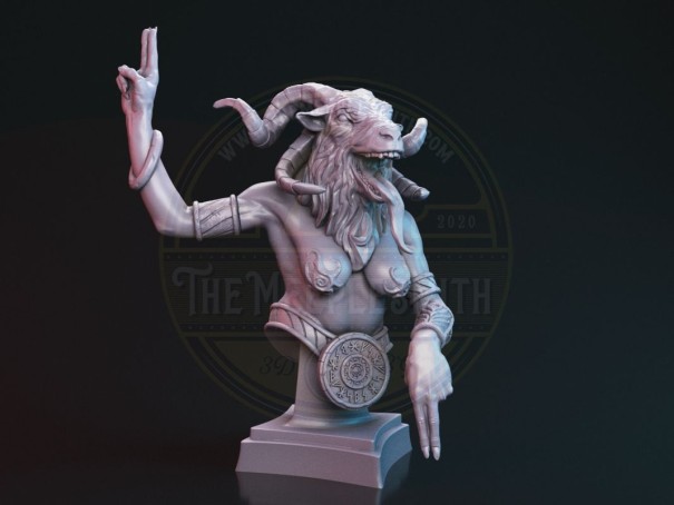 Sabbatic Goat Bust