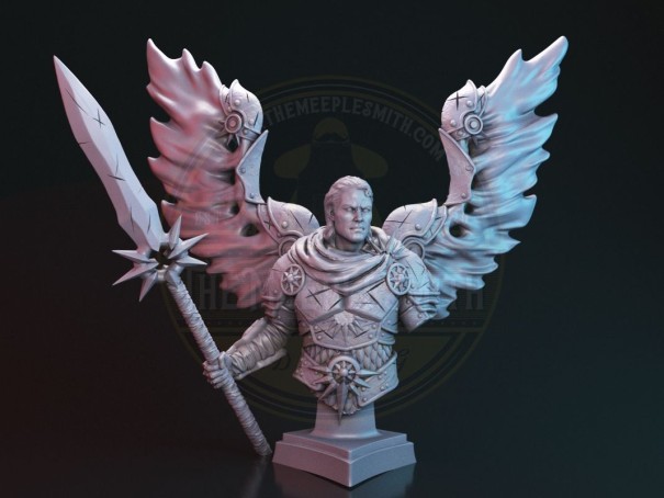 Tural, Aasimar Paladin Bust