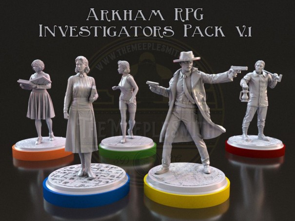 Arkham RPG compatible Investigators Pack V.1