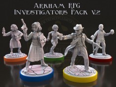 Pack de Investigadores Compatible con Arkham RPG V.2
