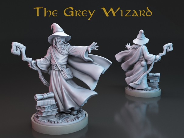 The Grey Wizard miniature