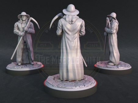 Undertaker with Scythe WWF Miniature