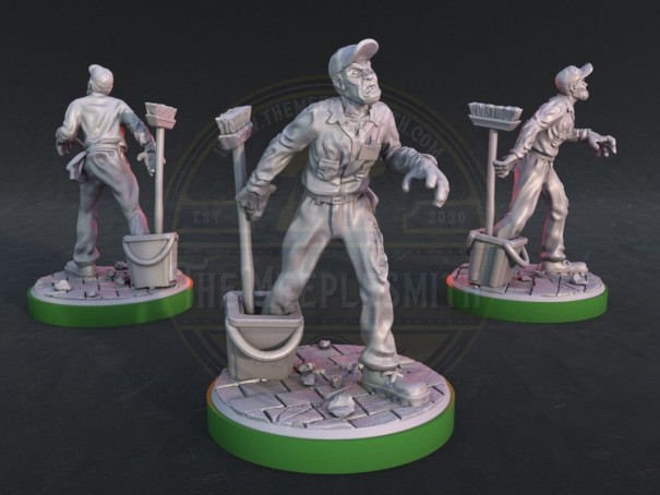 Zombie miniature V.4