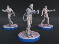copy of Kron the Human Warrior miniature for RPG, Tabletop, boardgames, paint and display...