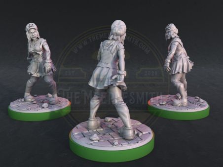 copy of Kron the Human Warrior miniature for RPG, Tabletop, boardgames, paint and display...
