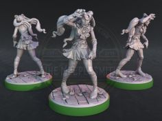 copy of Kron the Human Warrior miniature for RPG, Tabletop, boardgames, paint and display...