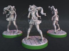 copy of Kron the Human Warrior miniature for RPG, Tabletop, boardgames, paint and display... 2