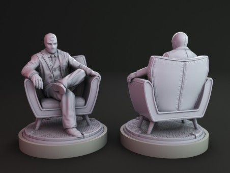 Tuxedo Moon miniature V2