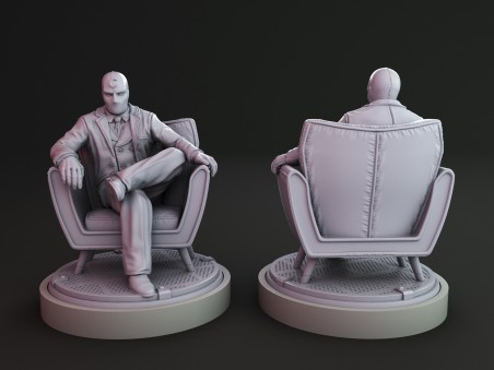 Tuxedo Moon miniature V2
