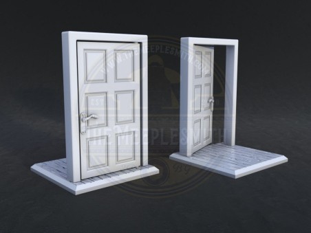 Hinged Doors for Board Game Terrain
