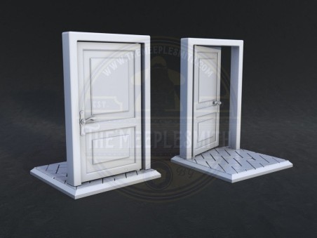 Hinged Doors for Board Game Terrain
