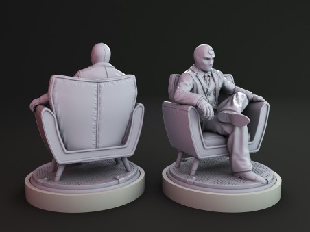 Tuxedo Moon miniature V2