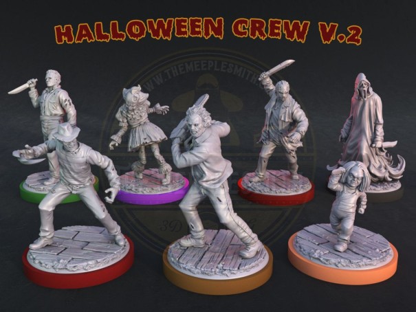 Halloween Monsters Crew V.2 miniatures