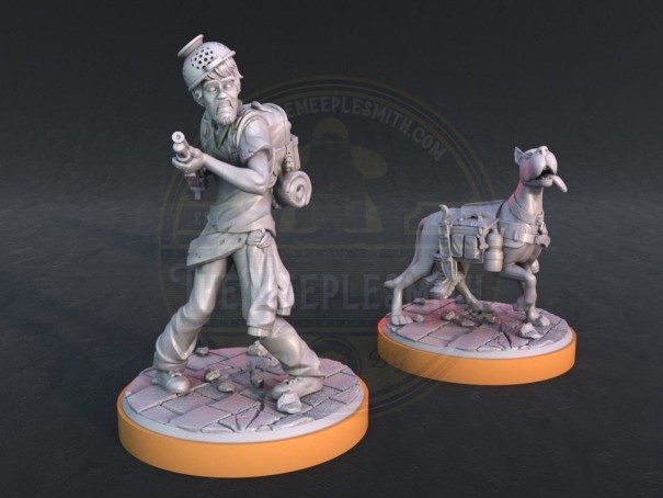 Shaggy and Scooby survivor miniatures (Pack of 2)