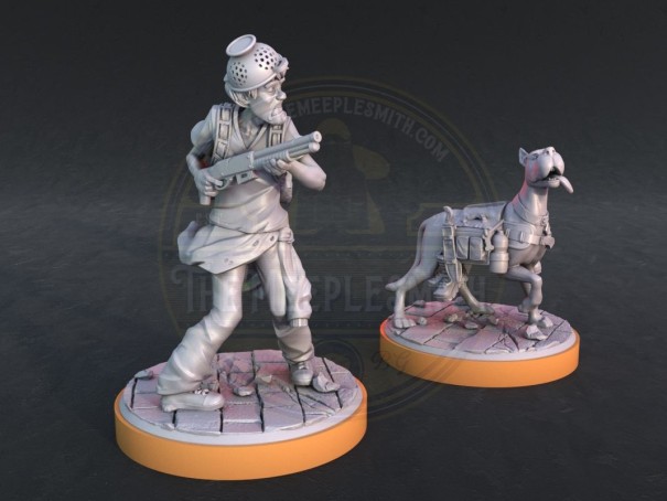 Shaggy and Scooby survivor miniatures (Pack of 2)