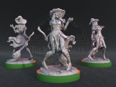 Miniatura de bruja malvada