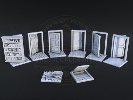 Hinged Doors for Board Game Terrain