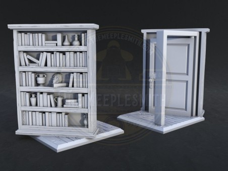 Hinged Doors for Board Game Terrain