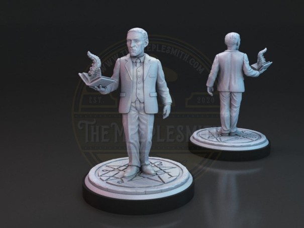 Tentáculos de las profundidades y miniaturas de H.P. Lovecraft (Pack de 5 miniaturas)