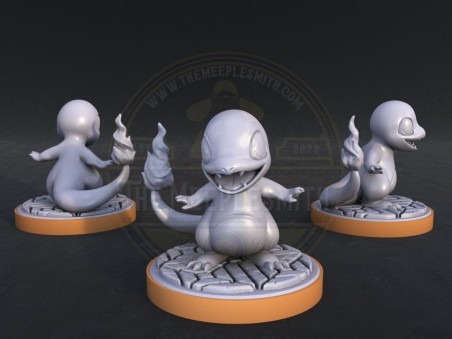 Cindrax – Young Fire Creature Miniature