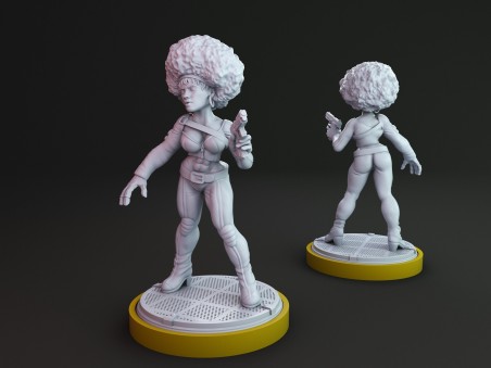 Misty Knight Sidekick for Luke Cage Unmatched