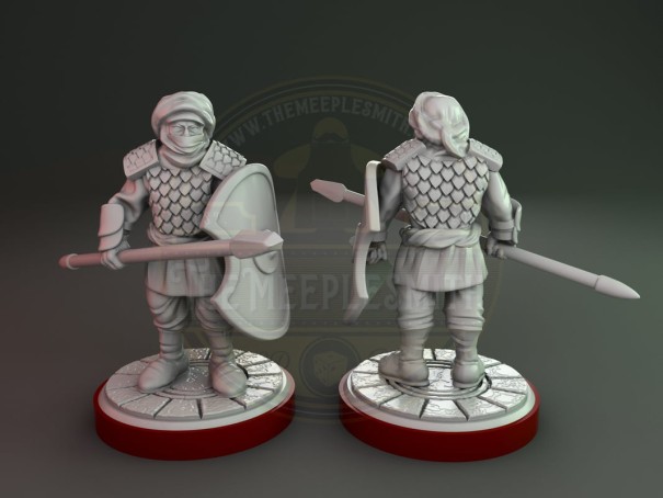 Persian soldier 1 miniature