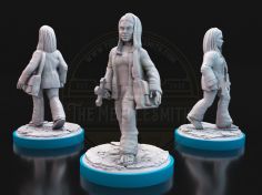 copy of Tranka VS Mason fighting miniatures for tabletop, boardgames, dioramas, paint and display...