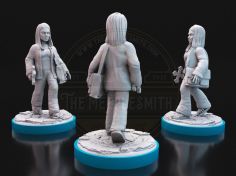 copy of Tranka VS Mason fighting miniatures for tabletop, boardgames, dioramas, paint and display... 2