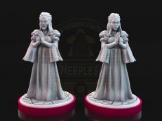copy of Tranka VS Mason fighting miniatures for tabletop, boardgames, dioramas, paint and display...