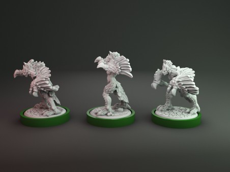 Unmatched Aliadass Harpías para Medusa (pack de 3 unidades)