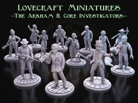 Arkham miniatures - Core- (Pack of 12 minis)