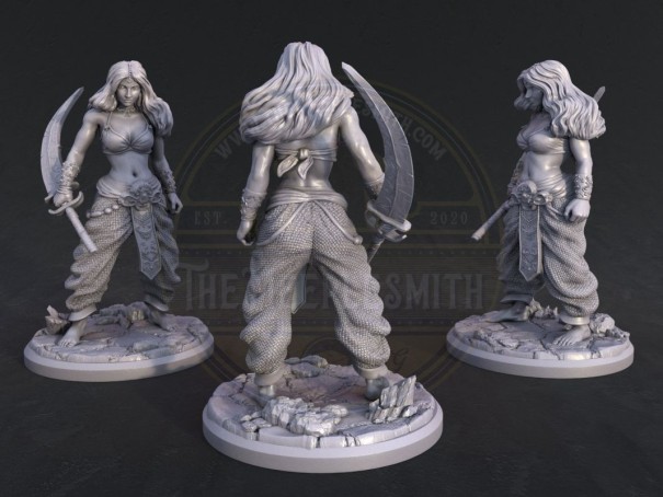 Fantasy Woman "Selena" miniature