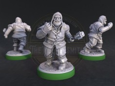 Miniaturas Aliados de Unmatched: Forajidos para Robin Hood vs Bigfoot V2 (pack de 4 unidades) 2