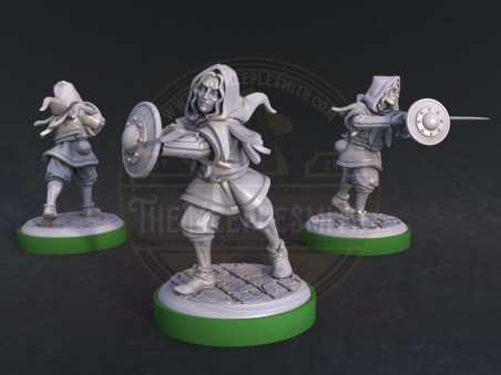 Unmatched sidekick OutLaws for Robin Hood vs Bigfoot V2 (pack of 4 units)