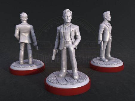 copy of Classic heroes - Sonix, Worm and Megaboy miniatures