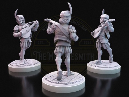 Unmatched sidekick Dandelion "Aka Jaskier" miniature for Witcher
