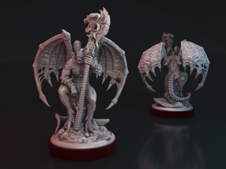 Miniatura del Diablo en el Trono