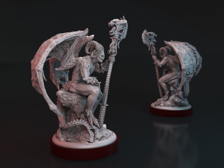 Miniatura del Diablo en el Trono