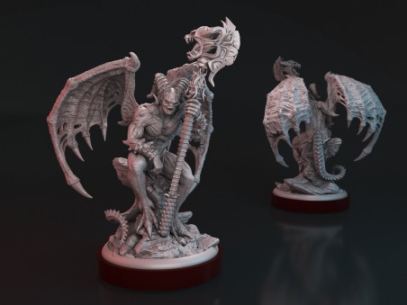 Miniatura del Diablo en el Trono