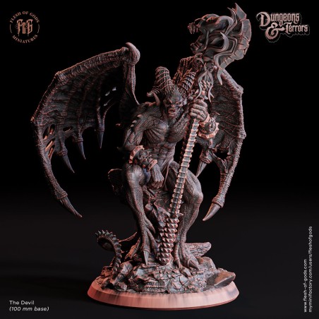 Miniatura del Diablo en el Trono