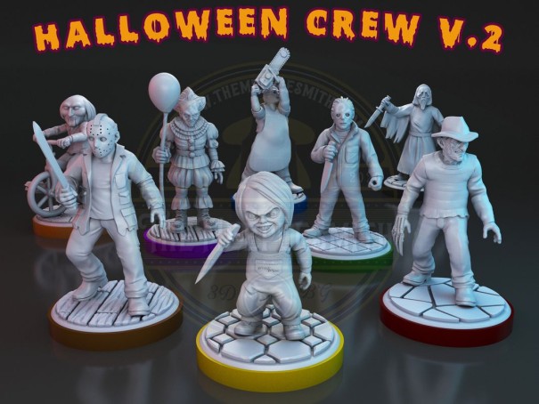 Halloween Monsters Crew V.2