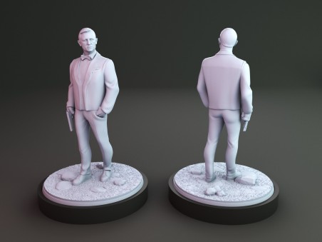 Miniatura de James Bond