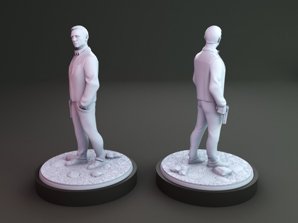 Miniatura de James Bond