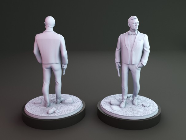 Miniatura de James Bond