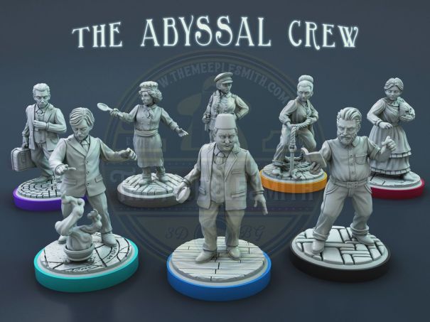 Abyssal Crew miniatures