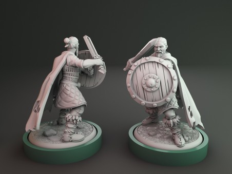 Unmatched sidekick Wiglaf miniature for Beowulf